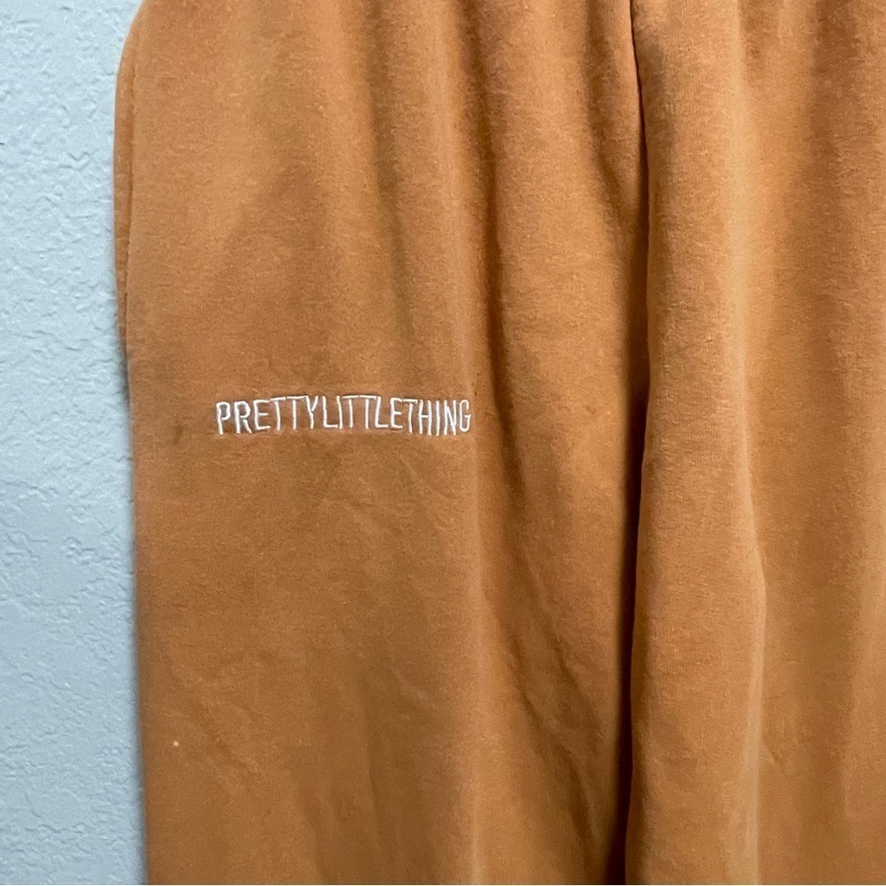 PrettyLittleThing Orange Elastic Waist Joggers W Pockets Small - Picture 2 of 8